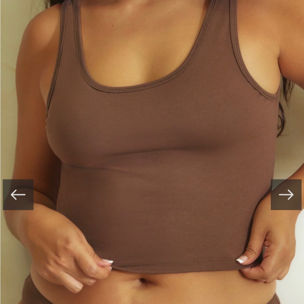 Mate The Label Crop Tank Top Xs